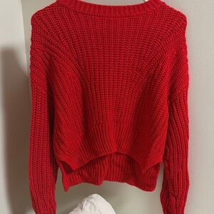 Jessica Simpson Vibrant Red Knit Sweater